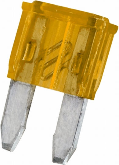 Set 25 Siguranțe Auto Mini Tip Lamă 5A Siguranță Auto 11 X 8.6 Mm Set 25 Bucăți