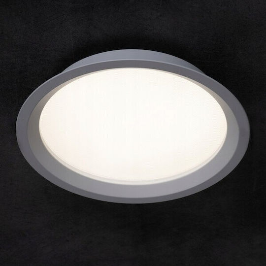 Kanlux Tiberi Cct Led Таванна И Стенна Светлина 23-29w-w Макс 3260lm Топла Неутрална 3000-4000k Ip44/20 Ø23 Ra90 5 Години Гаранция Бяла 26383