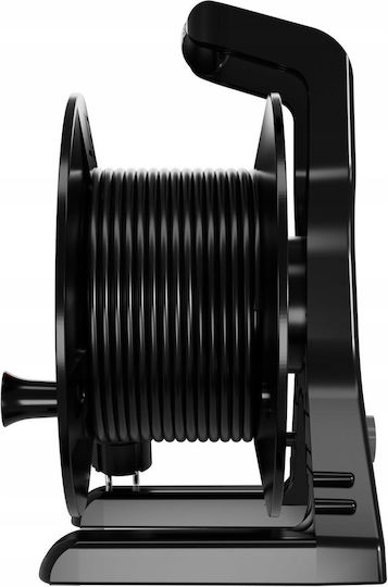 Extreme Line Reel Extension Cord 4 Sockets Switch Ip44 16a H07bq-f 3x1.5 20m Black W-100080