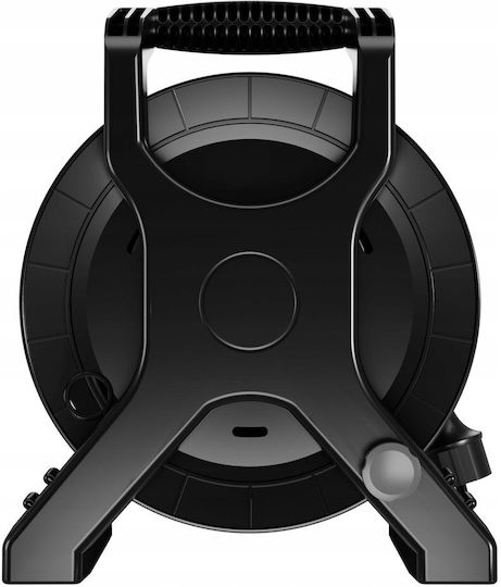 Extreme Line Reel Extension Cord 4 Sockets Switch Ip44 16a H07bq-f 3x2.5 40m Black W-100087