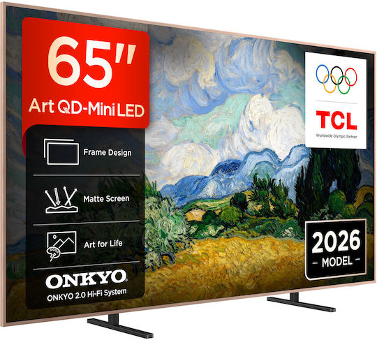 TCL Smart Televizor 65" 4K UHD QD-Mini LED A400 Pro Art HDR (2026) 65A400 Pro