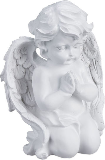 Relaxdays Ornament Înger De Rugăciune Pentru Mormânt Alb 20x11x15 Cm Relaxdays Ornament Înger De Rugăciune Pentru Mormânt Alb 20x11x15 Cm