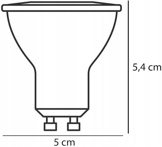 Eko Light LED Bulb 6.9W for GU10 Socket Natural White 575 Lumens