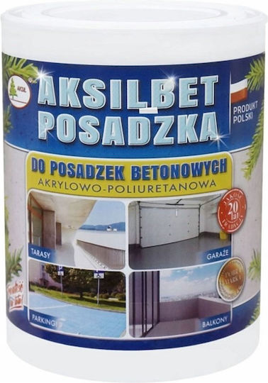 AKSIL AKSILBET FLOOR PAINT LIGHT Πλαστικό Χρώμα Light Gray 1lt