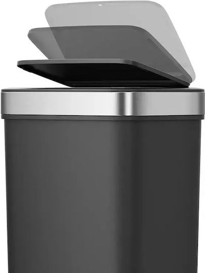 Eko Waste Bin Made of Stainless Steel with Sensor 50lt Black
