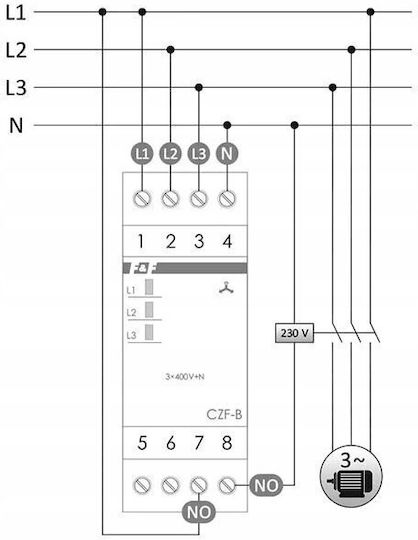 Phase Asymmetry Phase Loss Relay Czf-b-trms