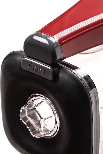 Johny AK/12 ECO Επαγγελματικό Μπλέντερ 1.2kW Κόκκινο Κόκκινο με Χωρητικότητα Κανάτας 2.5lt 24.5x18x45cm