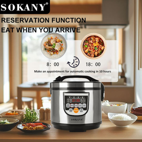 Sokany Rice Cooker 700W με Χωρητικότητα 5lt