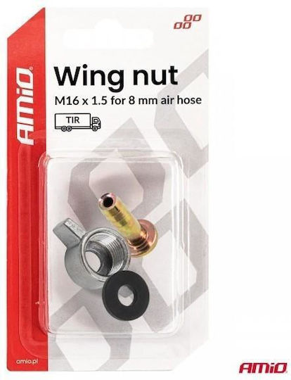 AMiO Παξιμάδι Πεταλούδα για Βίδα M8mm