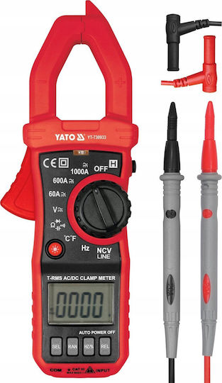 Yato Yato Μέτρηση Σφιγκτήρα T Rms Ac Dc 10ma-1000a