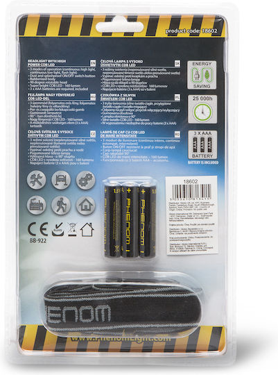 Alista Home Făclie de Cap LED cu Luminozitate Maximă 160lm