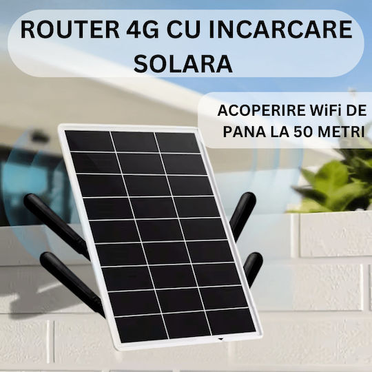 Router Wireless 4G Solar Suportă Cartelă SIM Baterie 25600mAh Echipament de Exterior Rezistent la Apă