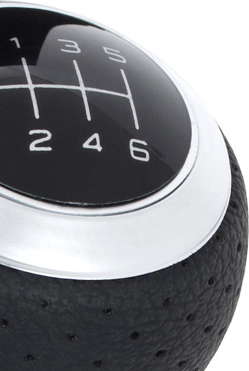 Audi A4 B8 2008 Black + Silver 6 Speed Gear Shift Knob