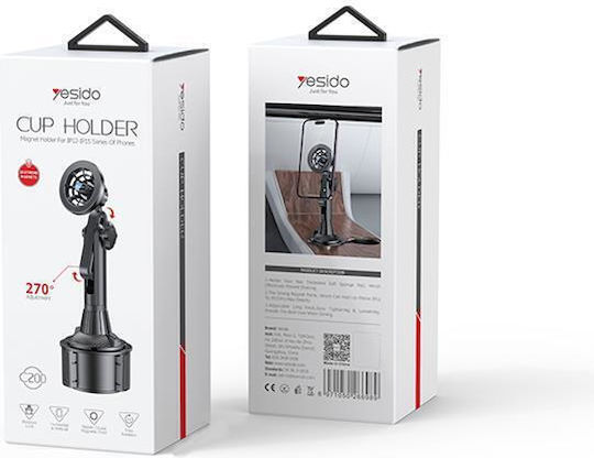 Yesido MagSafe Autohalterung mit Magnet Schwarze