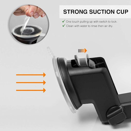 Alista Home 3rd Car Phone Holder Black