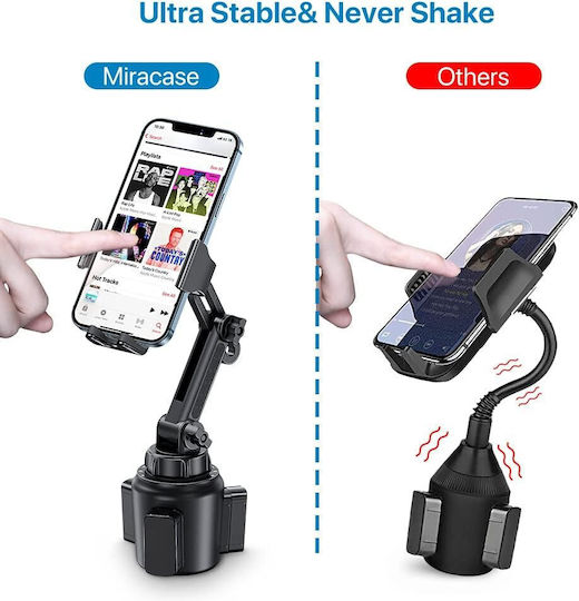 Miracase Handyhalterung Auto In Cup Holder Mit Verstellbarem Arm 360° Rotation