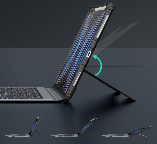 Husă Tastatură Ipad Pro 12.9 7 Culori 500 Mah Nillkin