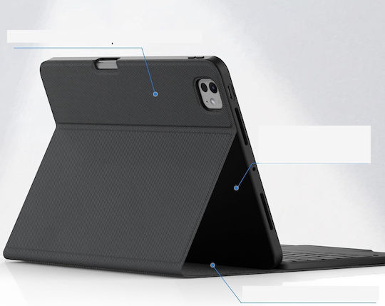 Калъф Клавиатура iPad Pro 11 M4 2024 Cacoe Qwerty Touchpad