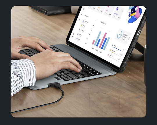 Husă Tastatură Ipad Pro 12.9 7 Culori 500 Mah Nillkin