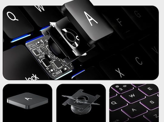 Resteq Ipad Pro 11 2024–2025 Tastatur Klappdeckel Schwarz