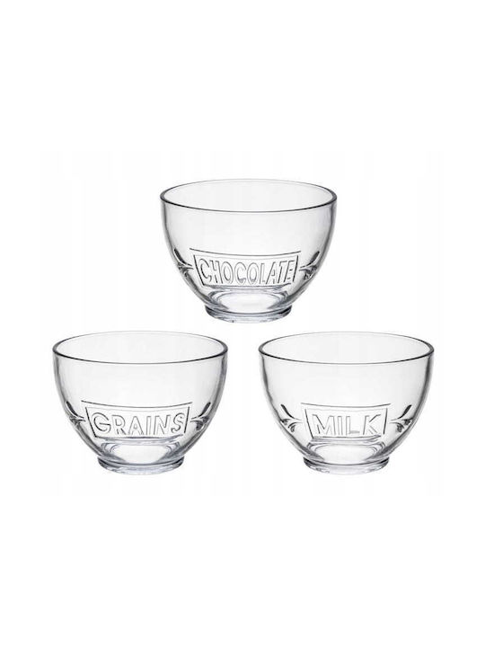 Galicja Servierschale Rund Glas Transparent mit Durchmesser 12,7cm