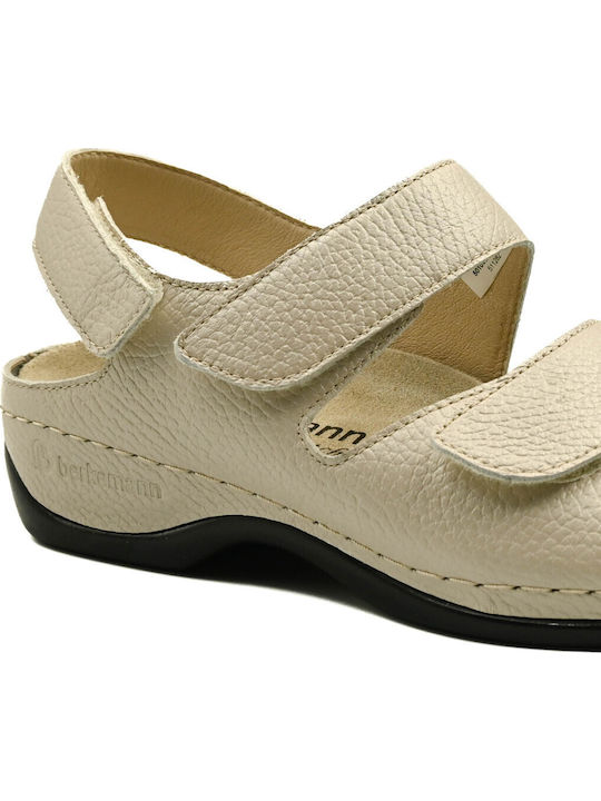 Leather Women's Anatomic Beige Sandals