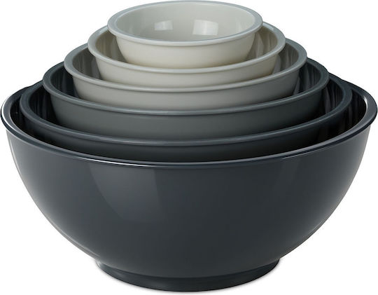 Relaxdays Mixing Bowls Plastic 6 Pieces