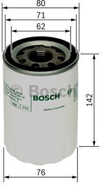 Bosch Oil Filter 0 451 103 101