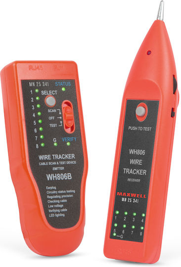 Alista Home GLB_25341 Tester De Cabluri Apă De La Robinet / Rețea RJ45 / RJ11