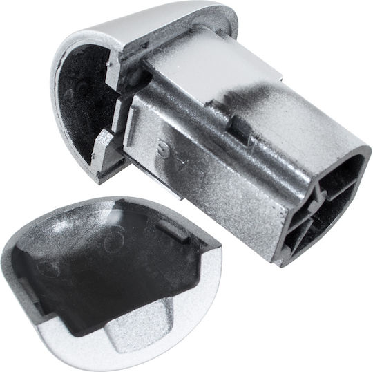Renault Laguna Ii 01-07 Exterior Door Handle Cover Silver Without Hole Left + Right 2 Pcs Set
