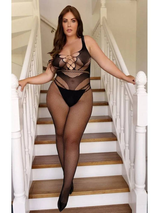 Bodysuit Sexy Linii Evidențiate Osx Negru