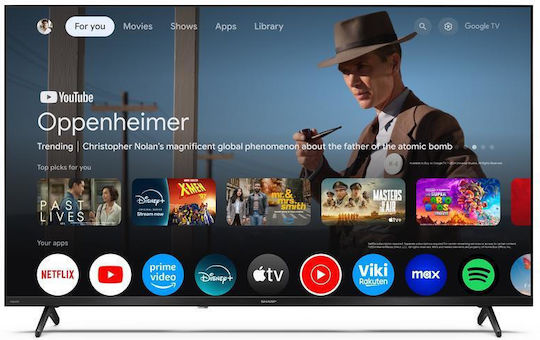 Sharp Smart TV 40 Inch HD Ready QLED HF3465E HDR