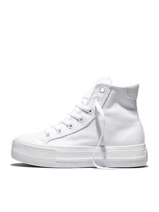 Chuck Taylor Women's Flatform Boots White