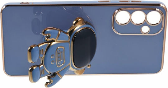 Husă Telefon 2în1 Flippy Compatibilă Samsung Galaxy S24 Plus Husă Tpu Inclusă Suport Tip Astronaut Protecție Cameră Albastră