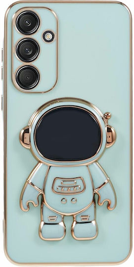 Husă Telefon 2în1 Flippy Compatibilă Samsung Galaxy S24 Ultra Husă Tpu Inclusă Suport Tip Astronaut Protecție Cameră Verde