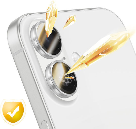 Rhinoshield Anti-scratch Camera Lens Protection Iphone 16 16 Plus 17 Silver