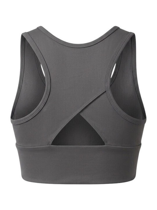 Women's Athletic Crop Top Sleeveless Fast Drying Grey