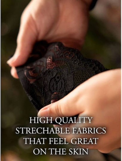 Léna Lingerie Strings Black Plus Size