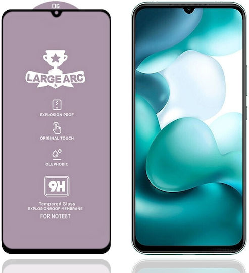 Xiaomi Mi 10 Lite 5g Black 9h Hd Large Arc High Alumina Full Screen Tempered Glass Film Screen Protector