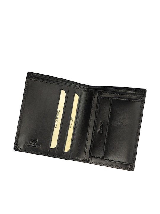Просторен Дамски Кожен Портфейл с RFID Златен