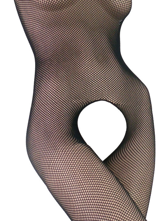 Trasparenze Mesh Black Bodystocking
