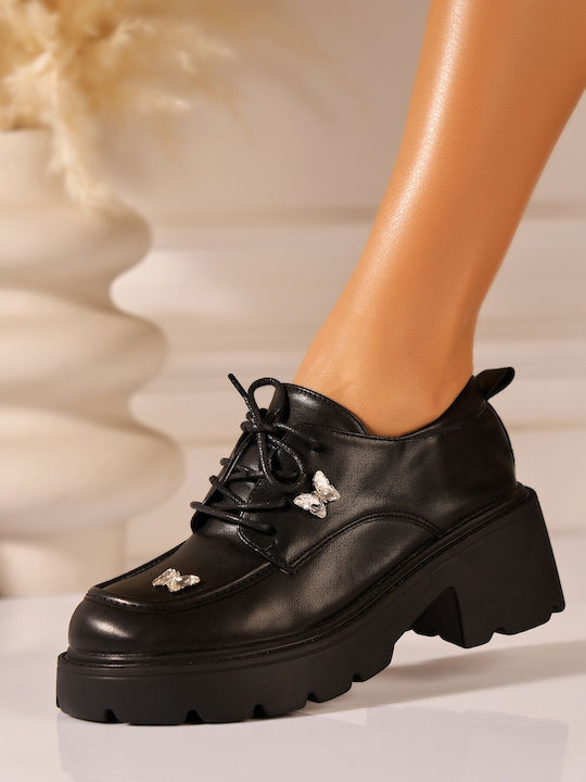 Damen Oxfords in Schwarz Farbe