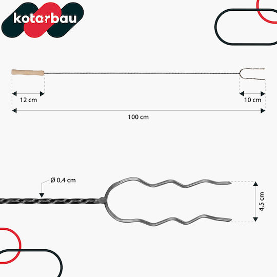 Kotarbau Serviergabel Küchen Hölzernes 100cm