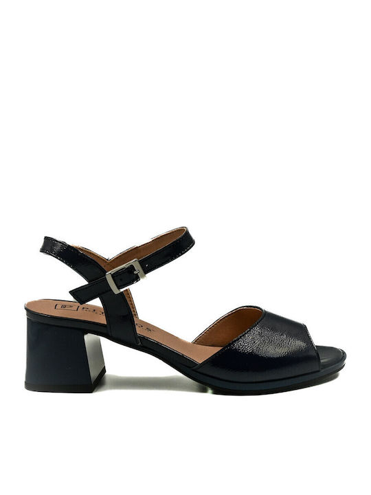 Leather Anatomic Navy Blue Sandals
