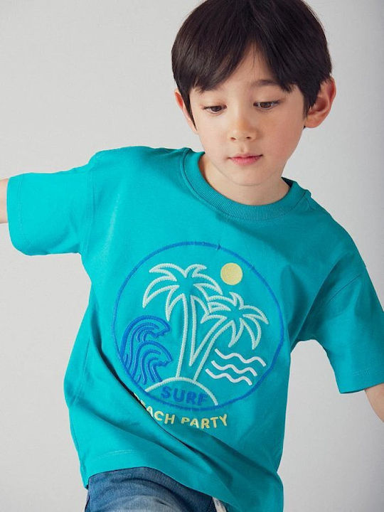 Kids Top Short-Sleeved Blue