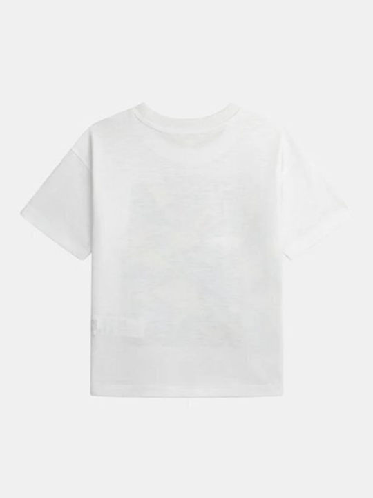 Kids Top Short-sleeved White