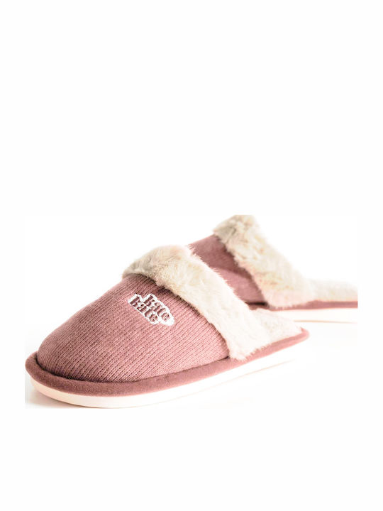 Anatomic Women's Slippers with Fur Pink