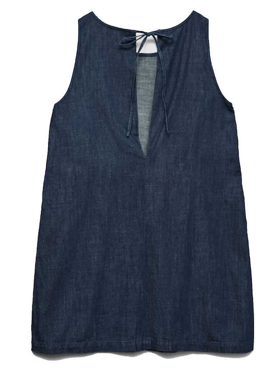 Vero Moda Τζιν Φόρεμα All day Μπλε