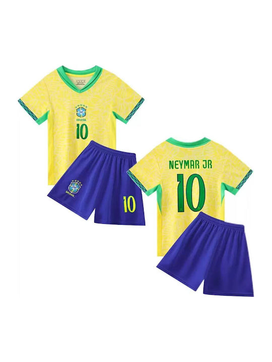 Παιδικό Σετ Ποδοσφαίρου Neymar Jr “10”brazil Home