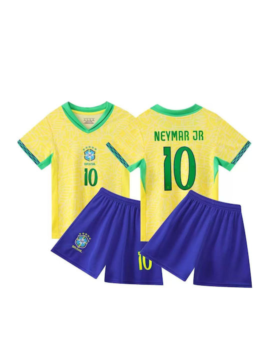 Kids Football Set Neymar Jr “10” Brazil Home